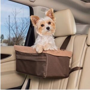 NEW IN BOX Pet Safe Happy Ride Dog Booster Seat- Medium-- for dogs up to 12 lbs.
